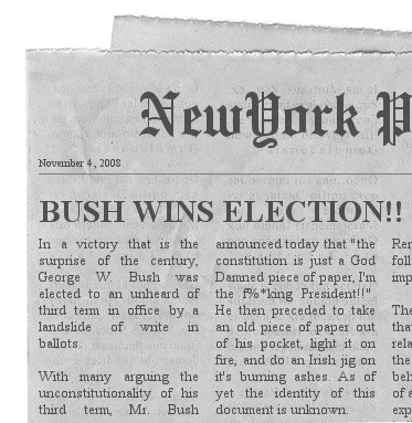 bush wins