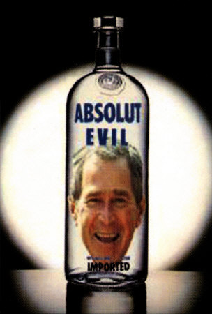 George W Bush   Absolut Evil Magnet C11749795[1]